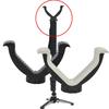 Tactical Heavy Duty V Yoke Shooting Rack Gun Rest Rifle Holder Top Mount 1/4 Thread Attachment for Hunting Tripod Bipod Monopod