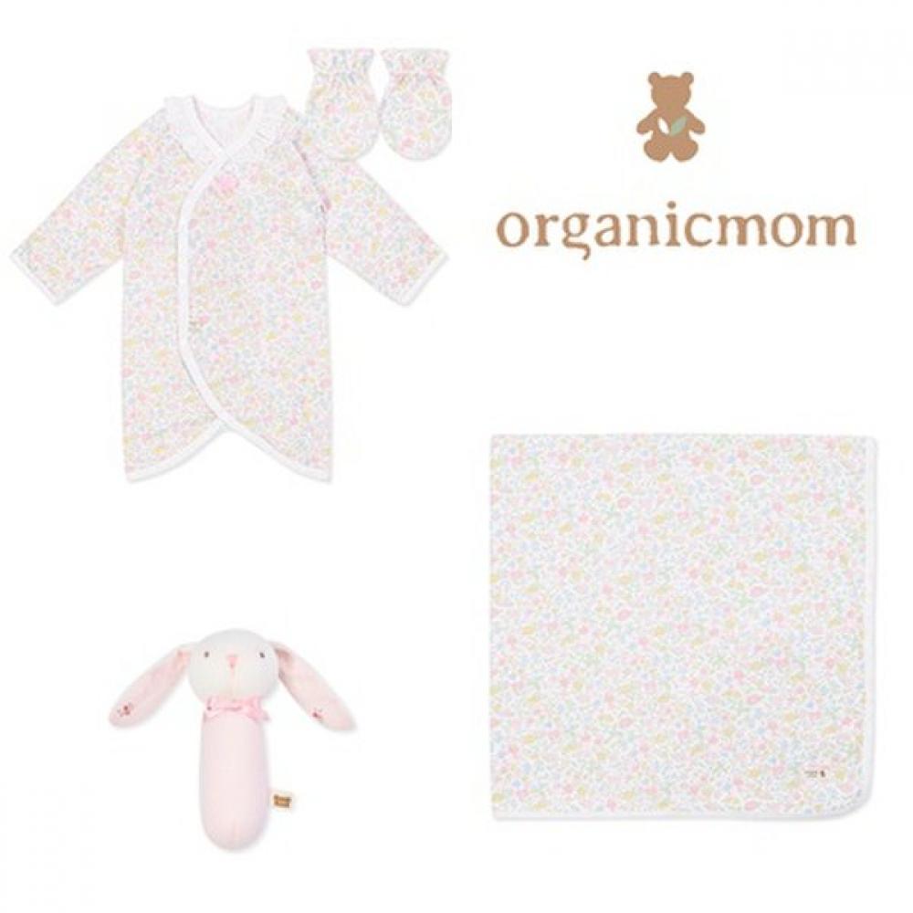 Набор для новорожденного Organicmom Нежный Цветочный Халатик + Погремушка Mls7ca09 Single option