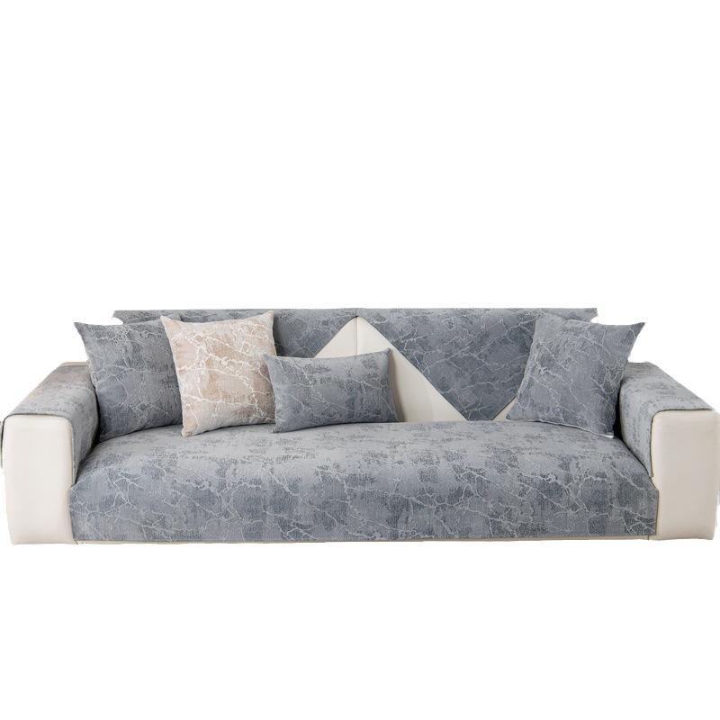 Chenille Light Luxury Sofa Cushion Four Seasons Universal Sofa Cover Cover Non-Slip Backrest Cover Towel Cushion