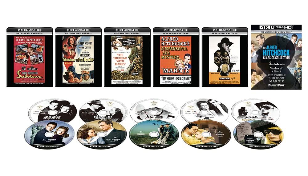 

Коллекция классики Альфреда Хичкока 4K Ultra HD ULTRA HD Том 2 + Blu-ray [4K + Blu-ray]