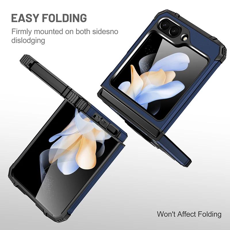 Für Samsung Z Flip5 flip6 flip 6 Anti-Fall Hartschalen-Cover Funda Hülle für Samsung Galaxy Z Flip 5 Flip5 Zflip5 5G Handy Tasche