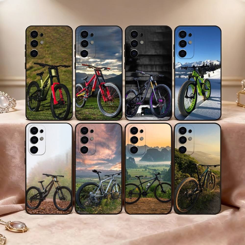 C-Cool M-Mountain Bicycle Bike Phone Case For Samsung S25,S24,S21,S22,S23,S30,Ultra,S20,Plus,Fe,Soft Silicone Black Cover