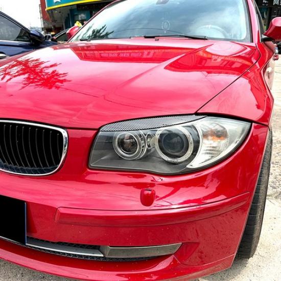 Front Bumper Headlight Eyebrows Lamp Trim For BMW E81 E82 E87 E88 2004-2011 2010