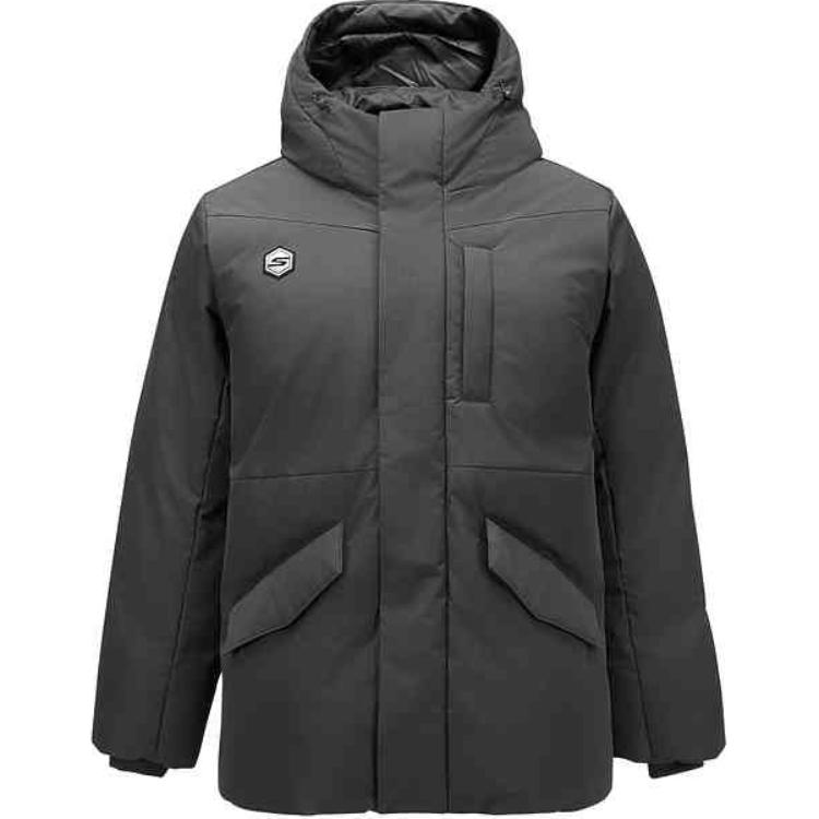Skechers Comfortable Warm Hooded Jacket Down Coat Men Jackets Carbon-Black P424M026-0018 XL
