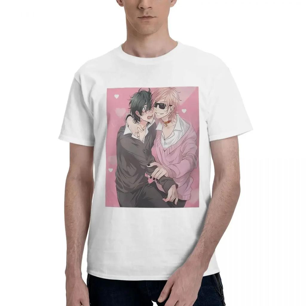 Yarichin B Club Yaoi Anime Print 100% Cotton Casual Breathable Confortable Totoro Men's Clothing Brands Mens Gifts