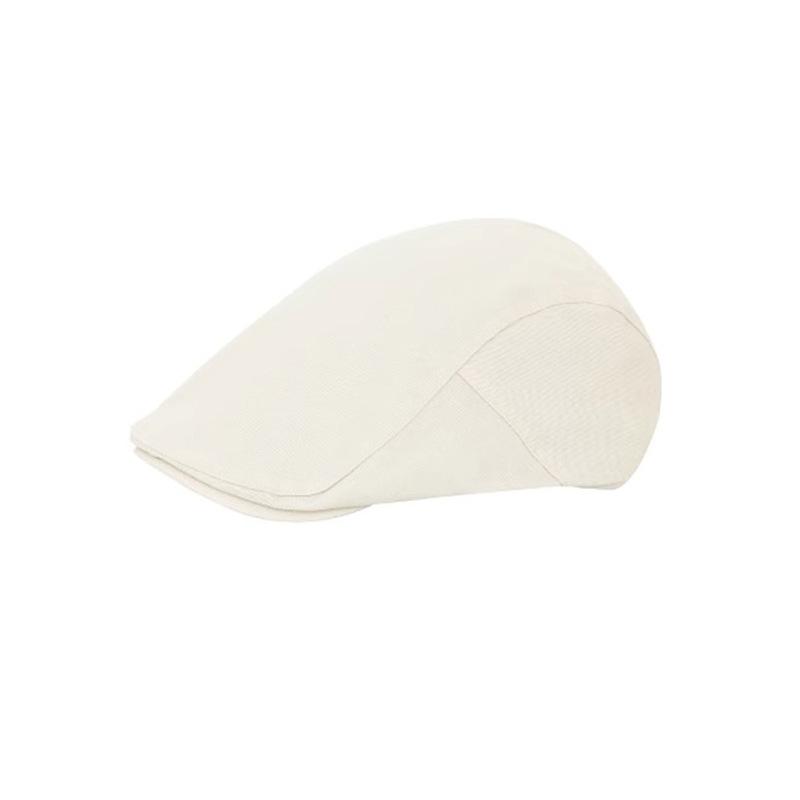 Big Head Circumference Solid Color Versatile Warm Beret Korean High End Japanese Old Retro Front Hat Cotton Hat