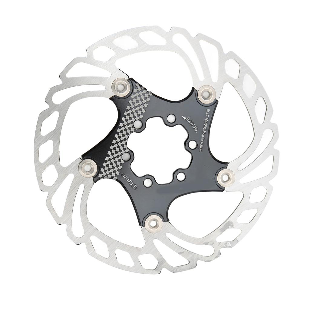 Bike Floating Brake Discs with with 6 Bolts Heat Dissipation Mountain Bike Brake Rotor160MM