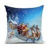 Soft Fabric Designer Decorative Printed Merry Christmas Theme Cushion Cover Xmas Decorations for Sofa Living Room Set of 5 16 X 16 Inch Multi