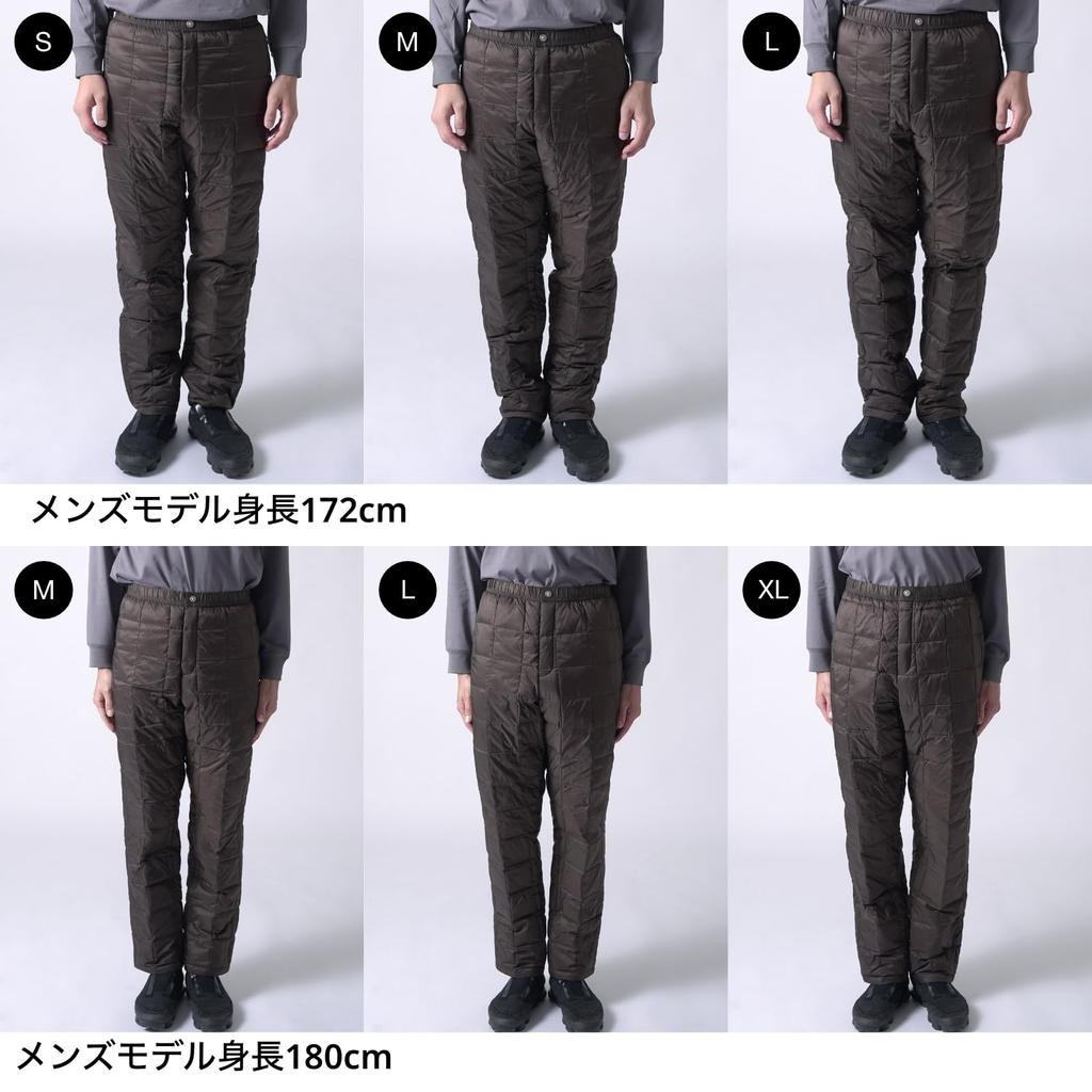 Taion 131RS Down Pants with Bandana Men's