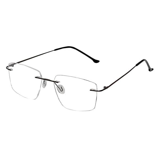 

RSINC Безободковая оправа/Очки/Очки для мужчин и женщин Нескладные N1 (857117 50-18-138, Черный Черный) 857117 50-18-138, Черный Черный