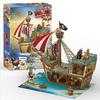 3D Puzzle Piratenschiff MIT Schatz 8325