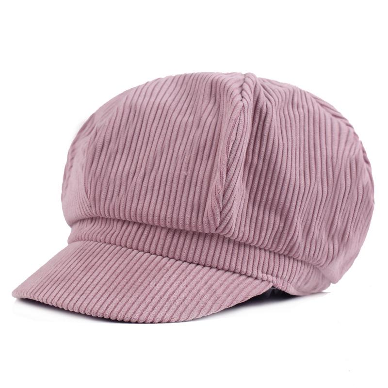 Beret Women's Octagonal Cap Spring and Autumn Painter's Cap Travel Newspaper Boy Cap Duck Tongue Hat Men and Women Hat