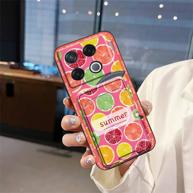Graffiti Waterproof Phone Case For Infinix GT 20 Pro/X6871 Cartoon Cute Anti-dust Card Bag Fashion Design Anti-knock TPU