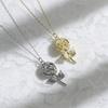 2026 High-End Retro Rose Necklace: Elegant, Versatile Flower Design for Women