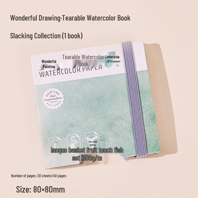 Feile Mini Travel Watercolor Set - Portable Solid Palette for Bird Painting