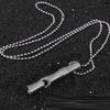 Outdoor Stainless Steel Bamboo-Style Whistle