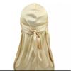 Unisex Women Men Silk Durag Turban Hat Wigs Biker Headwear Headband Hair Accessories Long Tail Straps Bandanas Silky Durags