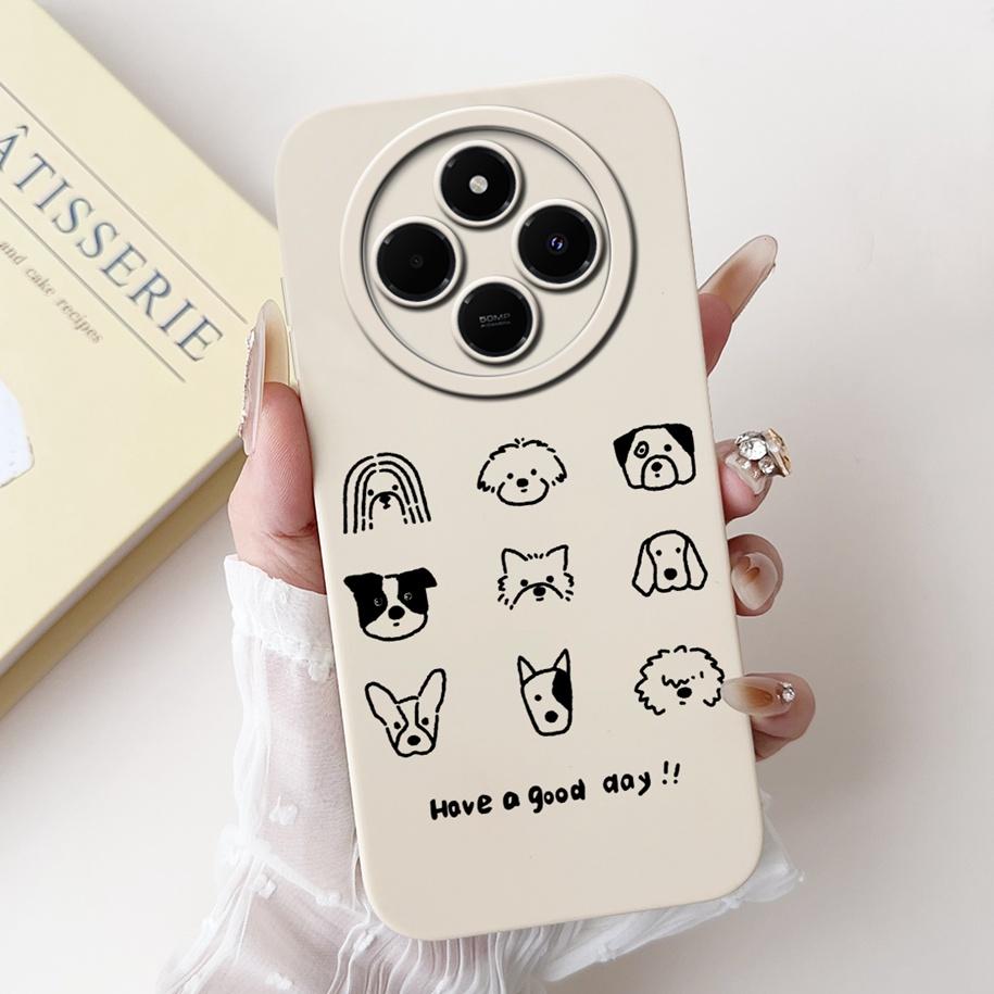 For Xiaomi Redmi 14C Case Poco C75 Cover 2024 Cute Panda Rabbit Cartoon Soft Matte Silicone Back Cover For Redmi14C PocoC75 Case