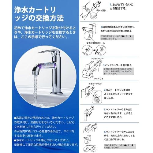 JF-22 Cartridges, All-in-One Water Filter Replacement Cartridges, Antibacterial, High Chlorine Removal, Tested for PFOS/PFOA Removal, Water Purifier R
