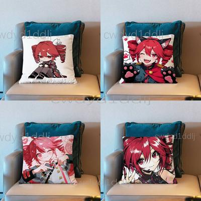 Anime K-Kasane Teto Pillow Case Cover Square Sofa With For Pattern Comfortable Cushion Suitable Of Room