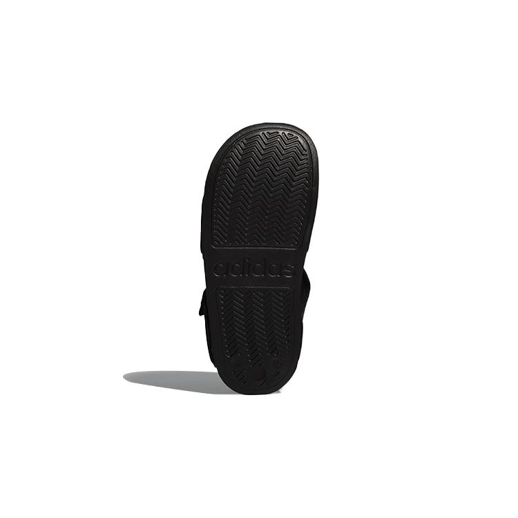 Adidas Adilette Sandal K Synthetic Leather Slip Resistant Abrasion Resistant Sandal Black Kids' G26879
