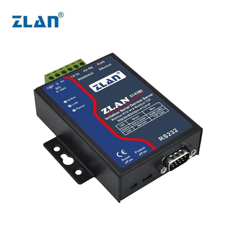 ZLAN 5143BI Isolated Serial Server
