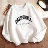 California LA Letter Sportswear Kids Crew Neck Hoodie - Casual Fashion Pullover for Boys