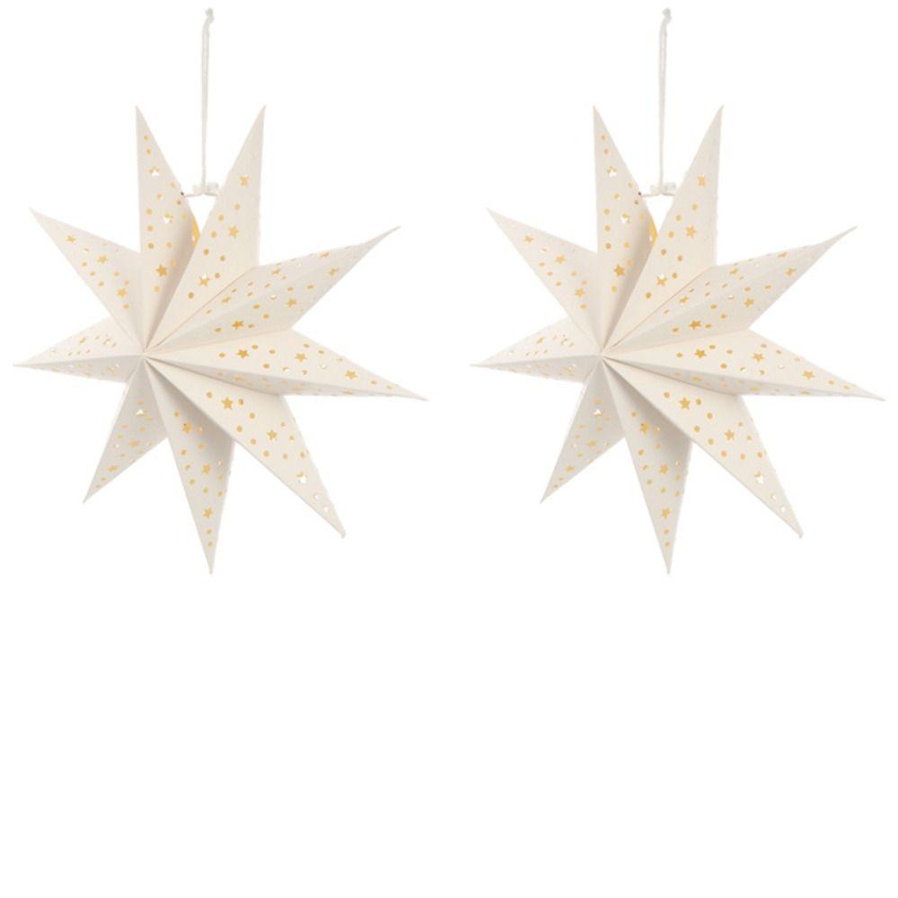 

Украшение для вечеринки Домашний декор Подвесные кулоны Девятиконечная звезда Абажуры для звездных ламп Рождественские фонари