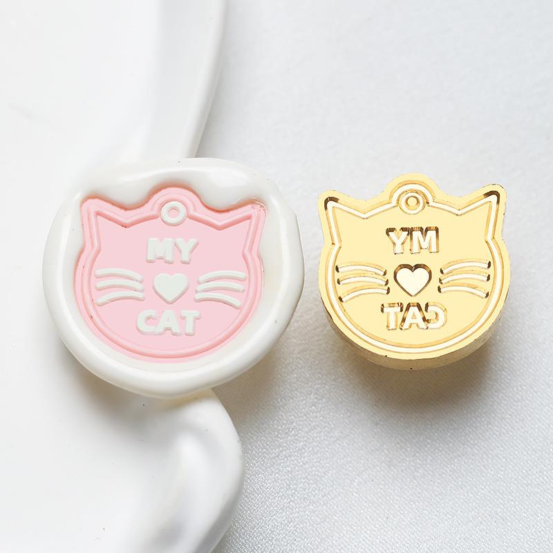 Katze Hund Muster Siegelwachs Stempel Haustier Karte Feuerlack Stempel Scrapbook Und Umschlag Dekoration Siegel