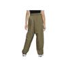 Nike Kids  Knitted Sports Pants Color Block Drawstring Loose Kids pants Brown FB1269-222