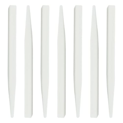 XGNG White Dental Plastic Spatulas for Impression Materials, Alginate, and Plaster Mixing Tools, 20 Pieces