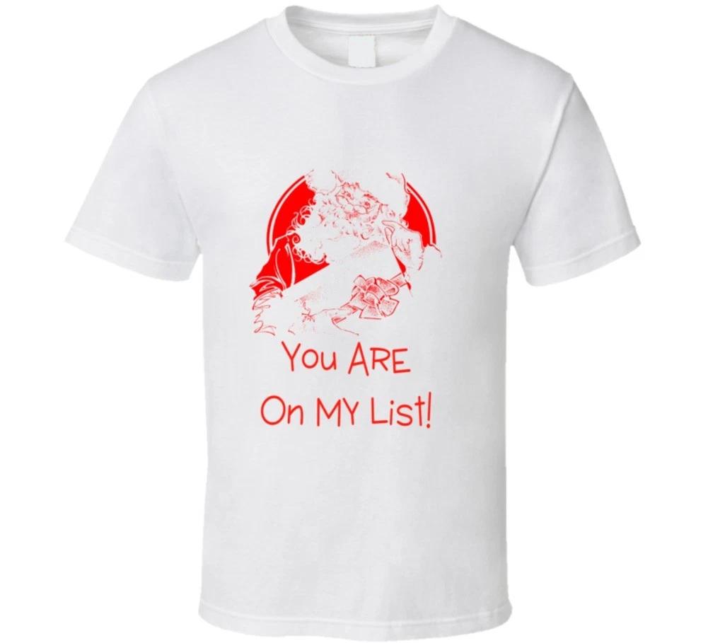 Santa s List T Shirt 2XL