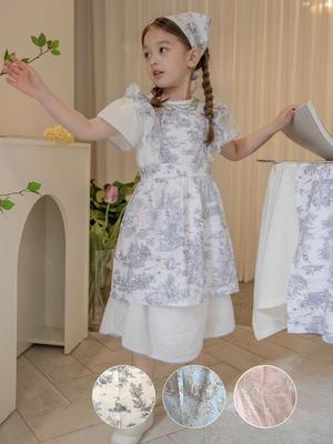 The Warmth Kids Frill One-Piece Apron_Gray