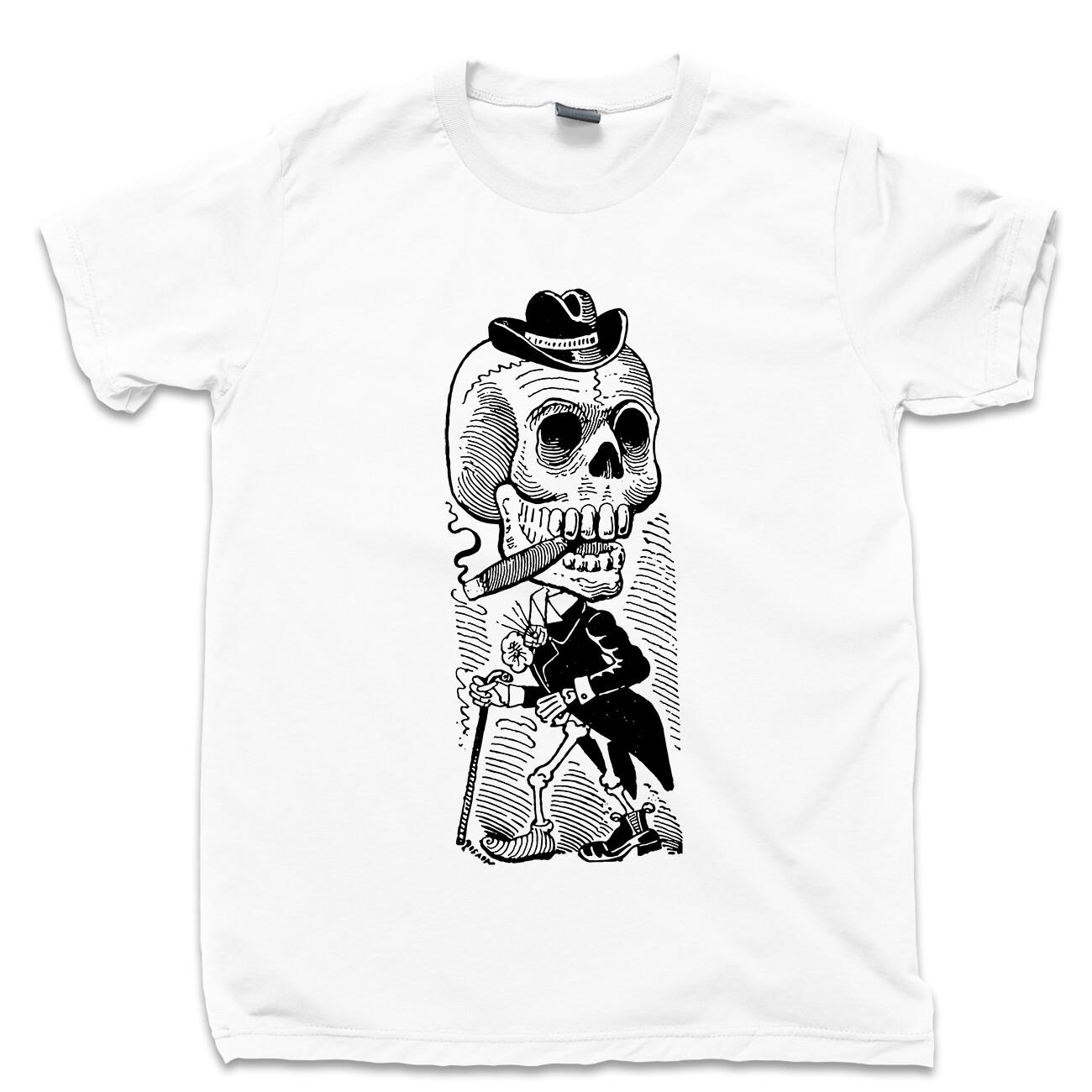 Jose Guadalupe Posada T Shirt Day Of Dead Mariachi Mexican Revolution Artist Tee S