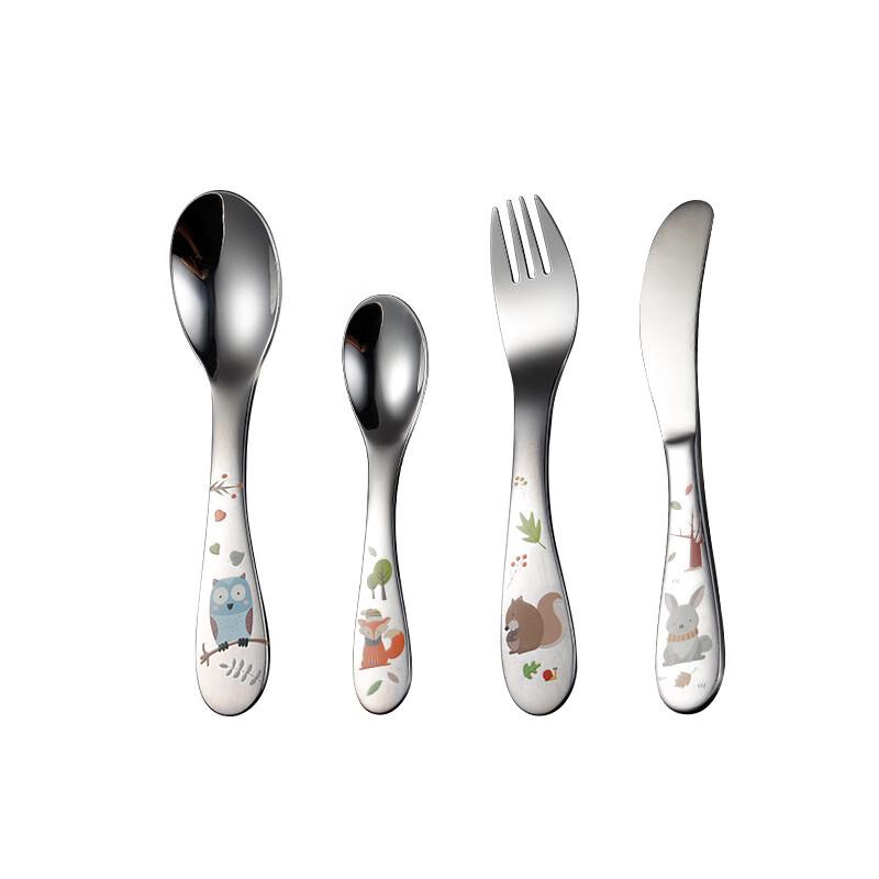 Cute Kids' 304 Stainless Steel Cutlery Set