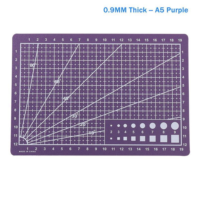 A4 A5 Solid Color Multi-Color Cutting Mat Sewing Mat Single-Sided Craft Pad Fabric Sewing And Making Cutting Board Diy Art Tool