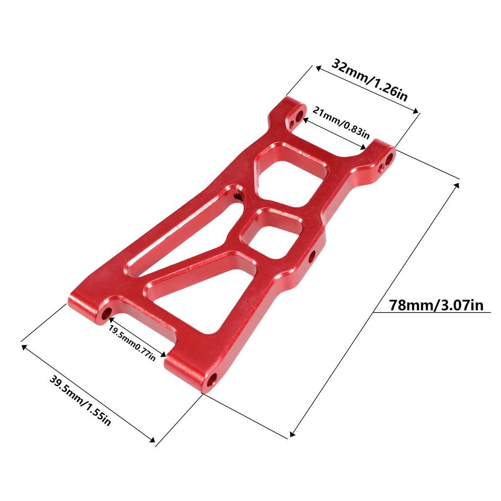 ZD Racing DBX-10 1/10 RC Car: Desert Off-Road Vehicle Metal Front Lower Arm Parts