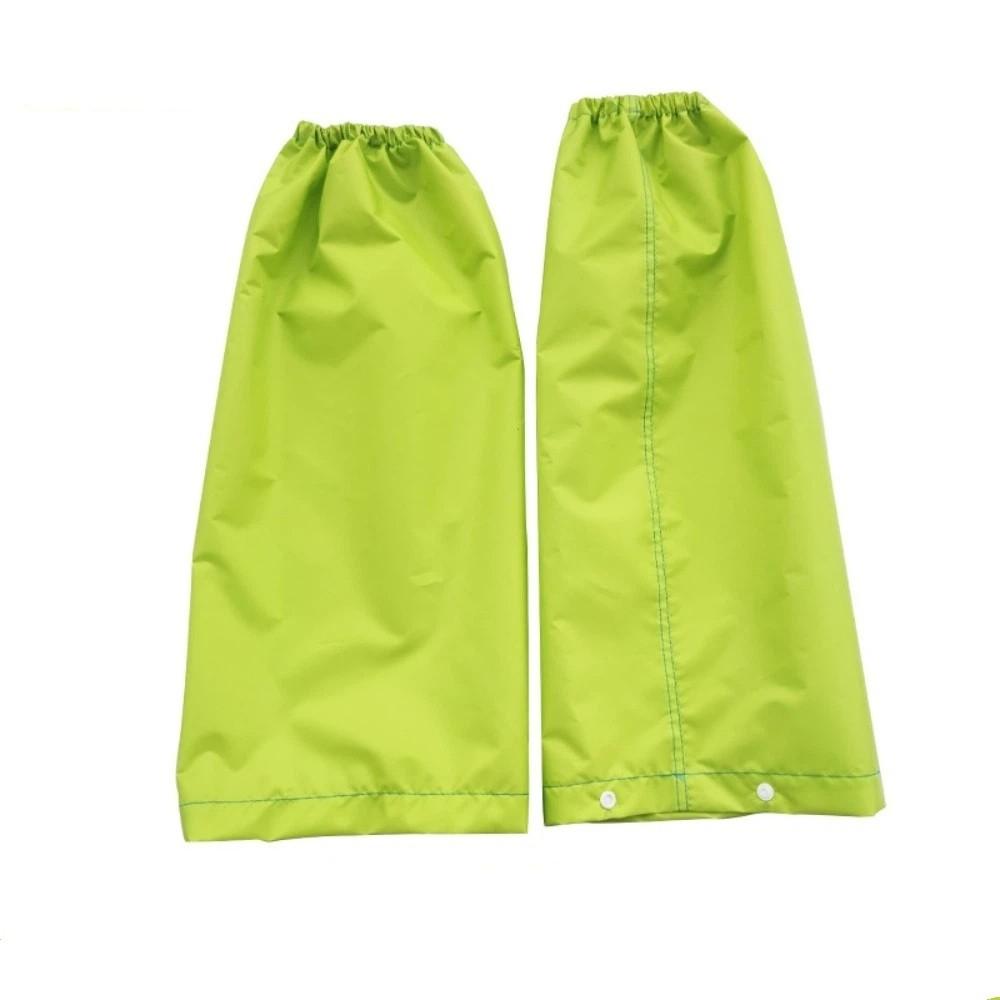 

1 Pair Lightweight Waterproof Leg Gaiters Dust-proof Stain-proof Packable Rain Pants Windproof Outdoor Leg Cover зелёный