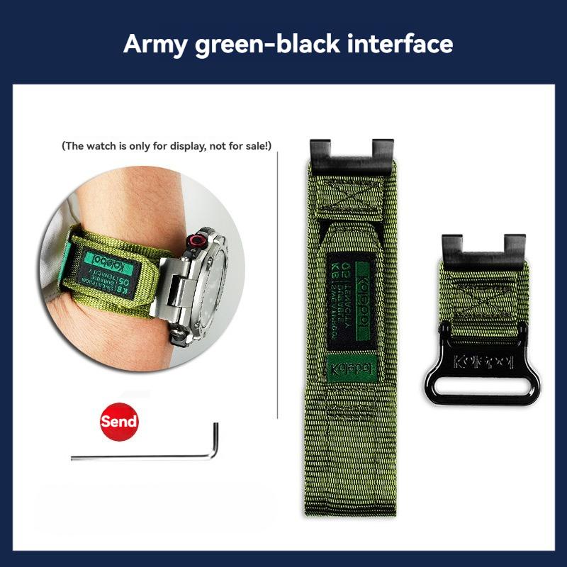 GST-B100 Nylon Strap For Casio G-SHOCK GST-210/W120L/S130/S310 W300/410G Modified Fabric Watchband Men Bracelet Wristband