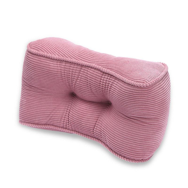 Japanese Corduroy PP Cotton Waist Pillow Car Backrest  Multi-functional Office Computer Chair Cushion Maternity Waist Pillow
