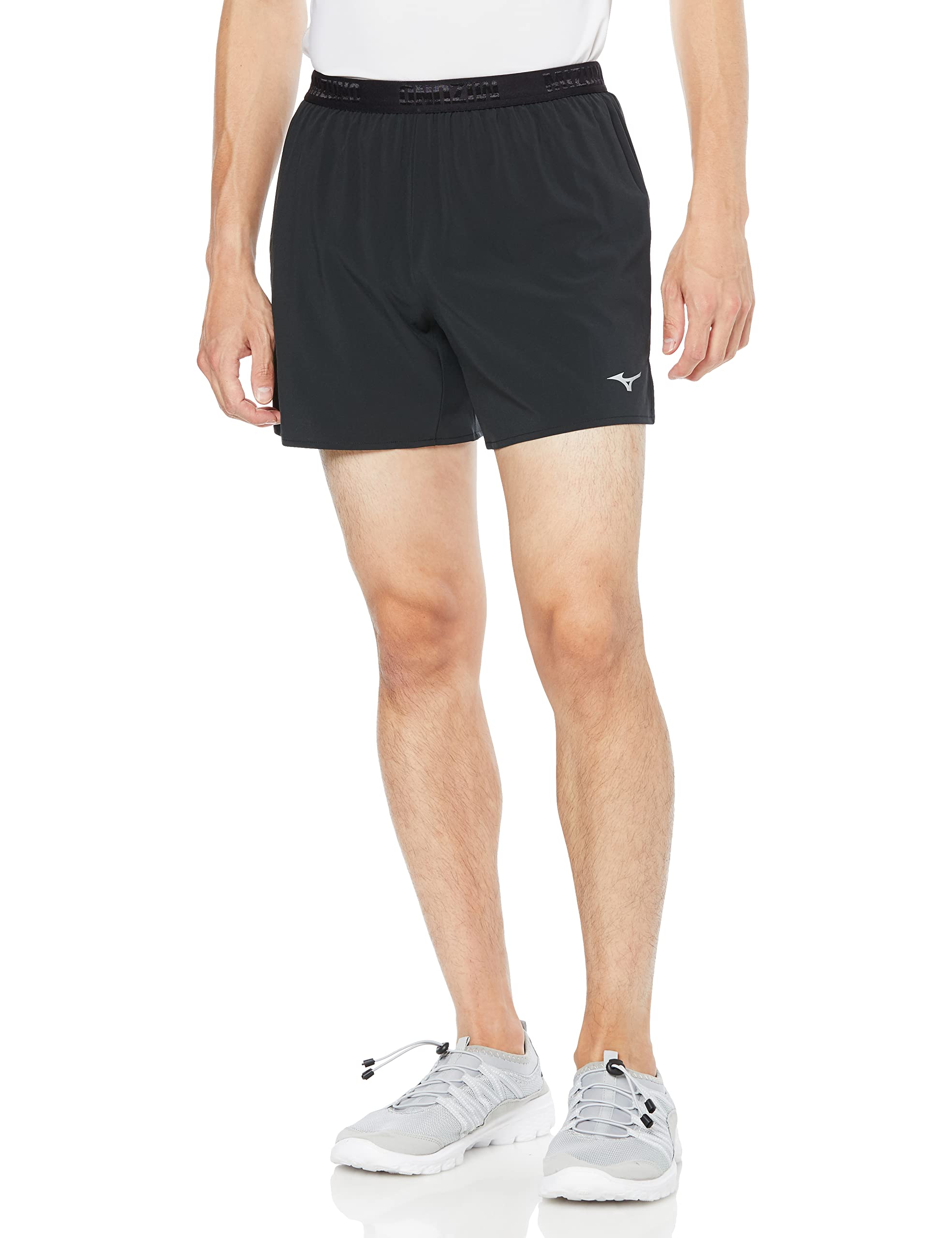 

Mizuno J2MB2555 Dry Stretch Running Size S Men s Pants, Moisture-Wicking, Quick-Drying, Reflective, Stretch, Black, чёрный