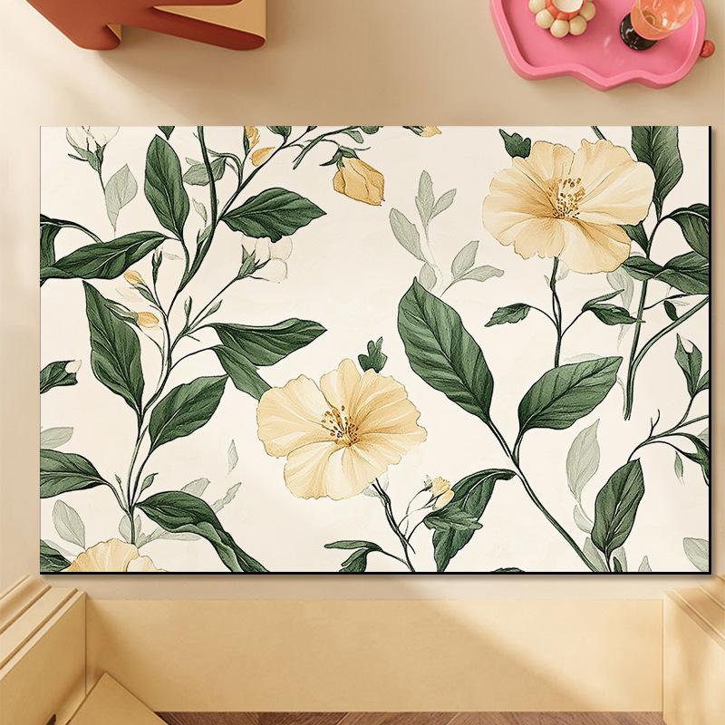 Flower Toilet Diatom Mud Household Absorbent Foot Mat Mat Toilet Mat Wash Water Room Mat Absorbent Non-slip