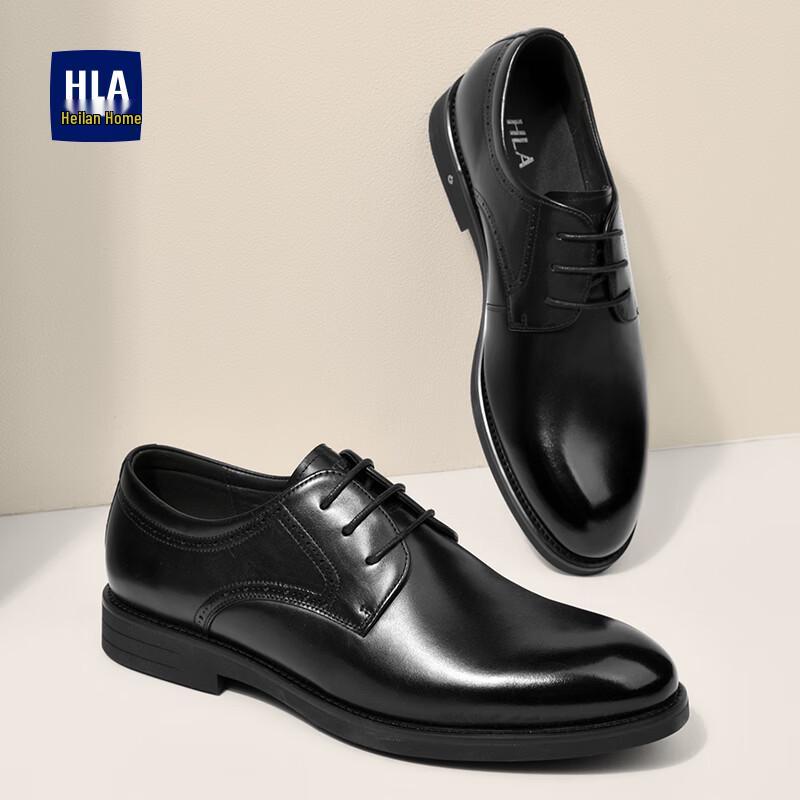 HLA Men s Classic Derby Leather Shoes 39