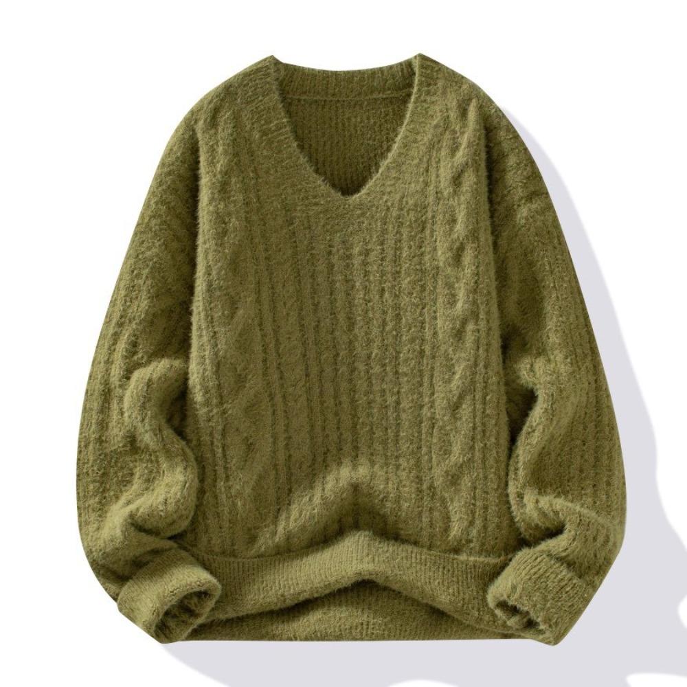 Winter Women's Fashionable Trend Twisted-knitted Thick Warm and Comfortable Sweater