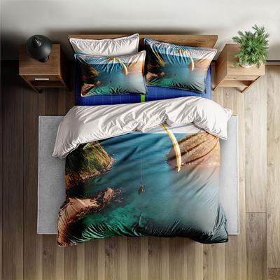 Sky Diving Duvet Cover Set King Queen Double Full Twin Single Size Bed Linen Set