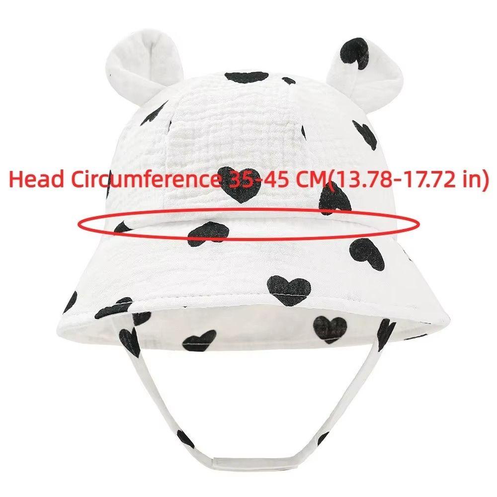 Print Design Baby Sun Hat Breathable Bucket Hat Baby Portable Kids Beach Cap  for Travel Summer