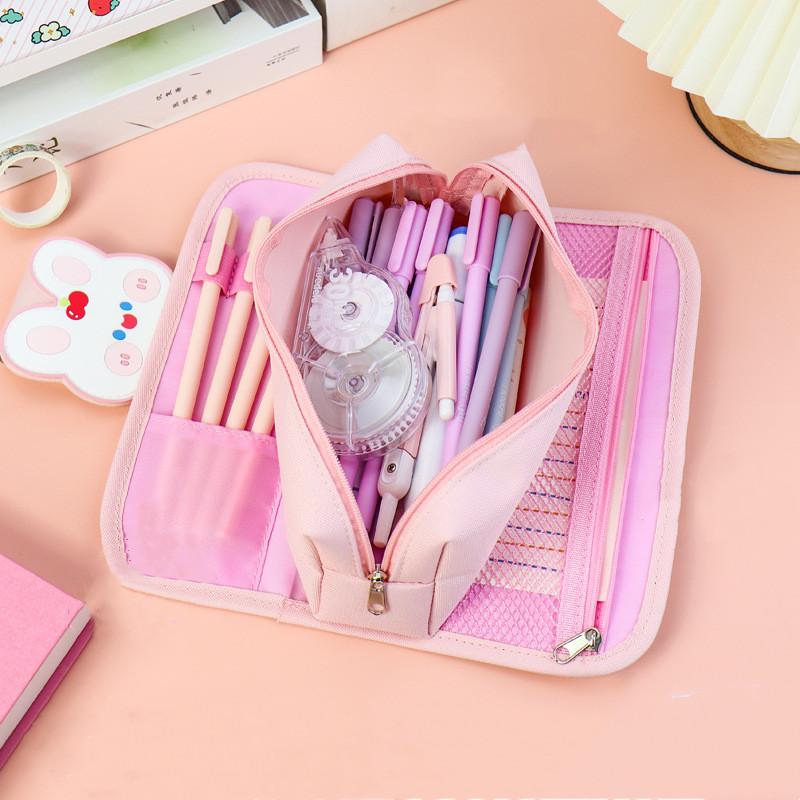 Estuche para lápices desmontable, bonito estuche para útiles escolares, estuche para lápices de gran capacidad, estuche para lápices de dibujos animados, estuche para lápices para niños, regalos para estudiantes