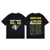 Sommer Unisex T-Shirt, Mit Mustern bedruckt, Sommer Kurzarm Street Style Lässig Reine Baumwolle Kleidung T-Shirt