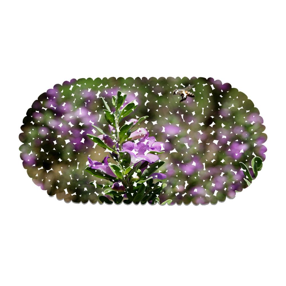 Small Flower Green Plant Map Balcony Bathroom Mat Hydrophobic Non-Slip Door Mat Swimming Pool Public Places Non-Slip Floor Mat