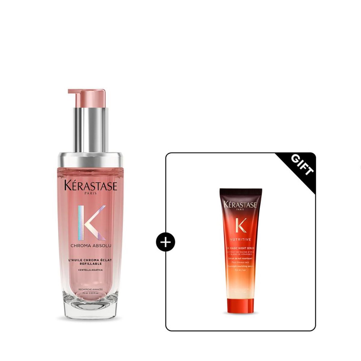 Chroma Absolue Hair Oil 75ml (+Night Serum 30ml)
